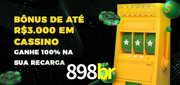 898br melhor bônus de depósito